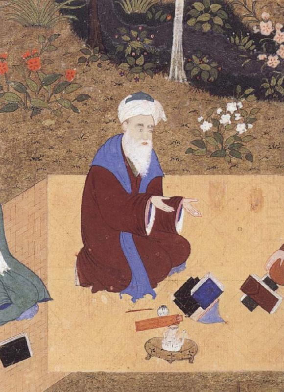 The Poet Nizami sits in the highest rank among the great Persian poets of the past, unknow artist